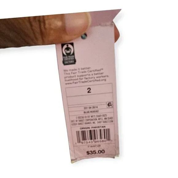 Wild Fable Metallic Brushed High Rise baggy Jean Size 2 NWT - Picture 4 of 5